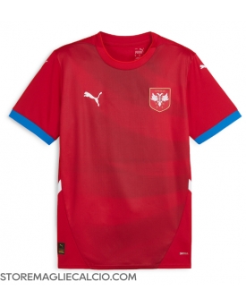Serbia Maglia Gara Casa Repliche Europei 2024